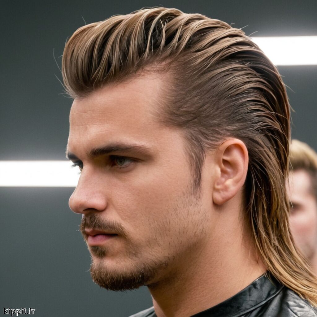 coupe mullet homme » Tendance Rebelle Masculine