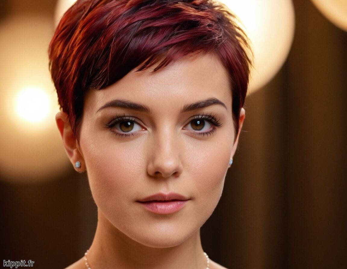 Ajoute du volume et de la dimension immédiate   - Coupe Pixie court » Style Énergique