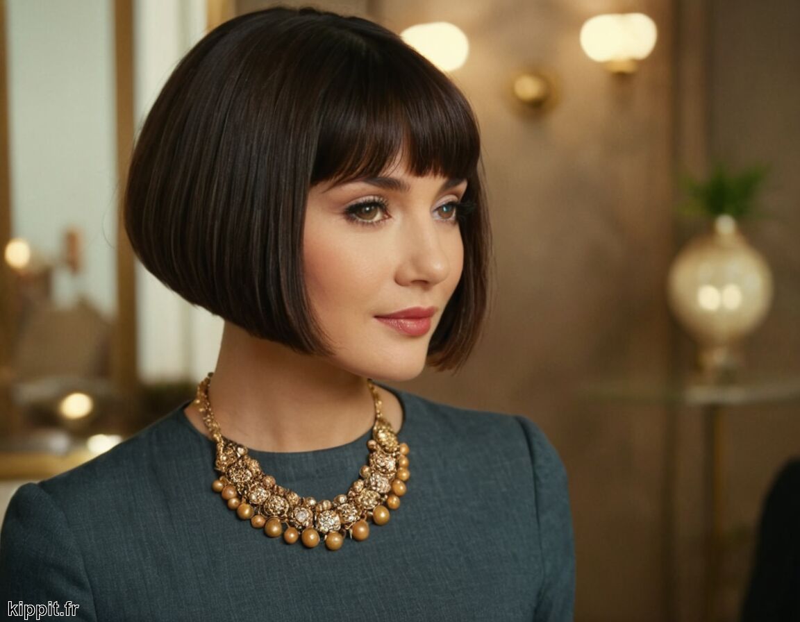 Accessoires stylés pour embellir la coupe - Coupe bob court » Chic et Audace