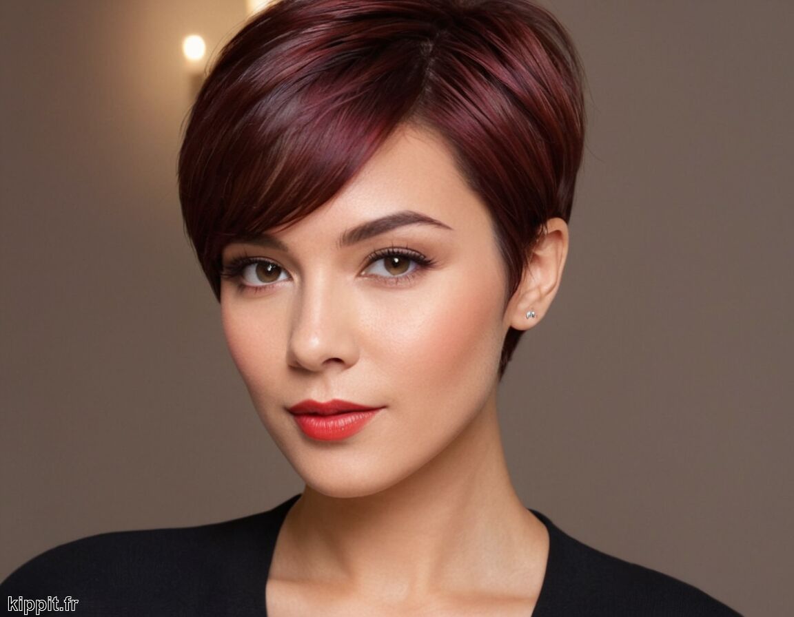 Variations de couleurs pour personnaliser le look - Coupe Pixie longue » Élégance Féminine Osée